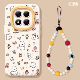 适用红米note15pro手机壳女款note14保护套小米高级note11pro硅胶防摔13por+全包redmi甜品12turbo软好看小狗