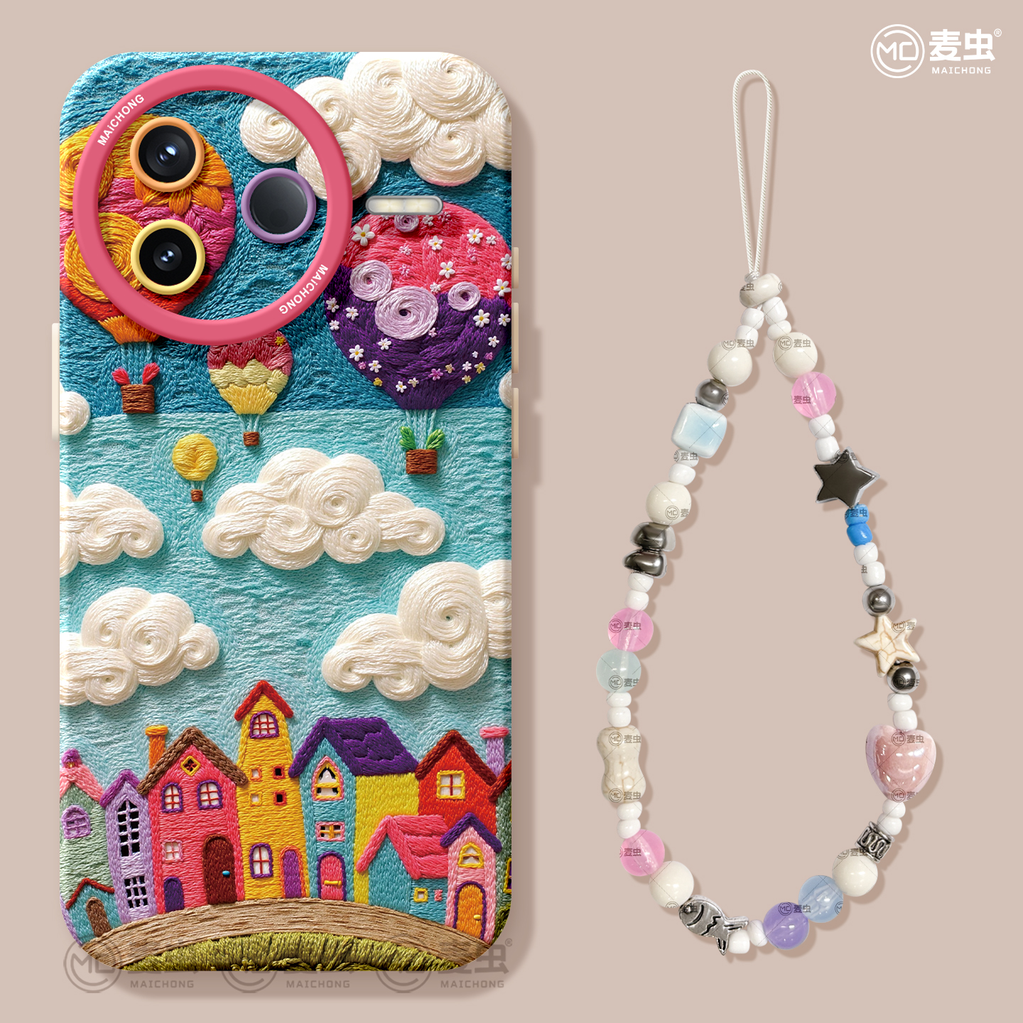 【油画小镇】全包镜头防摔手机壳