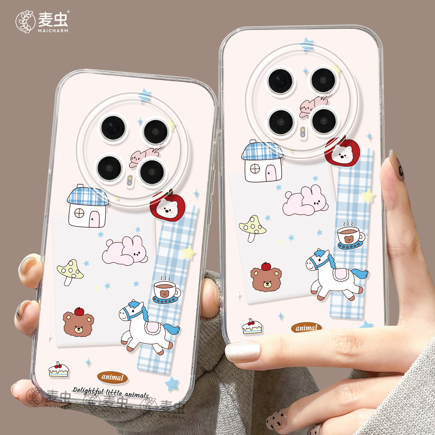 适用荣耀magic8手机壳女款magic7pro保护套新款honor全包防摔magic4至臻6硅胶透明卡通5por动物好看华为软壳