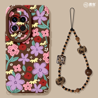 适用华为nova14手机壳女款nova13pro保护套全包novo12硅胶11防摔8高级7se活力版复古10好看ultra软花朵hi外壳