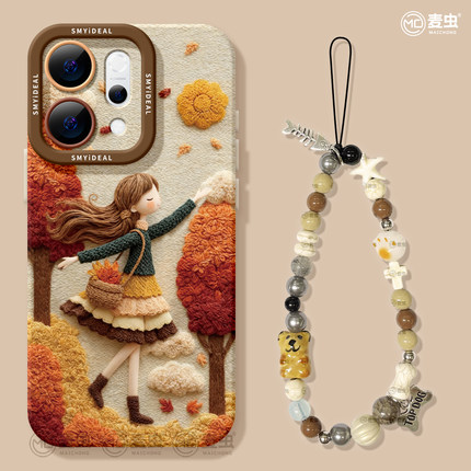 适用opporeno15手机壳女款reno14pro+保护套13全包9pro硅胶8防摔reno7se高级oppo软壳10刺绣11外壳女孩12网红