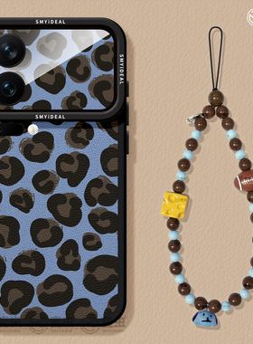 适用小米17手机壳女款17pro保护套新款小米13ultra全包防摔12pro软硅胶高级小羊皮14青春版豹纹15por个性蓝色