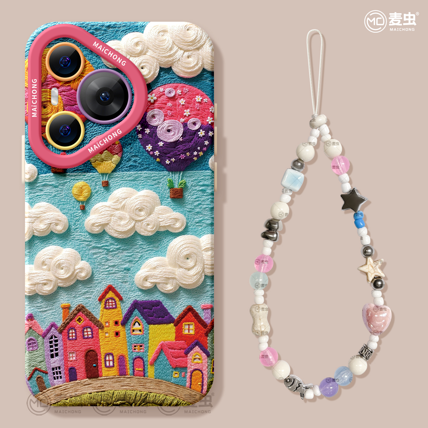 【油画小镇】全包镜头防摔手机壳