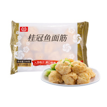 桂冠鱼面筋108g鱼豆腐鱼腐泡火锅食材鱼丸鱼滑皱纱鱼腐