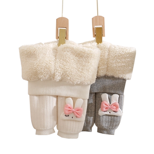 女童连裤袜加绒加厚冬季外穿保暖棉裤儿童打底裤北方特厚一条过冬