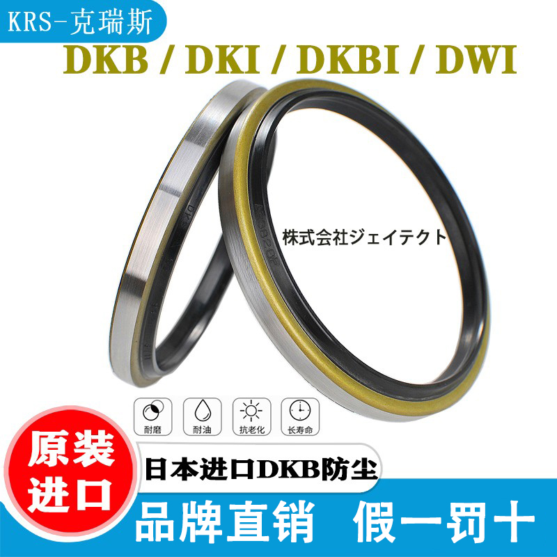 日本原装进口DKB100*114*8/11-AR4046G5唇口外铁壳防尘油封密封圈