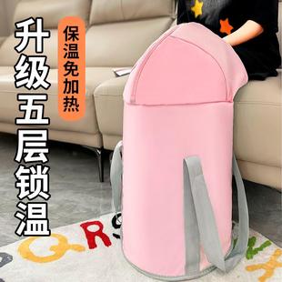 可折叠泡脚桶旅行便携泡脚袋家用洗脚盆高深桶过小腿保温泡脚桶