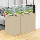 鱼缸水族箱底滤客厅超白玻璃兰寿溪流缸包背侧溢流生态海缸水草缸