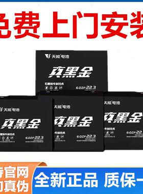 天能电池高端真黑金石墨烯48V60V72V22ah35A雅迪爱玛原装以旧换新