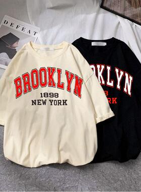 Harajuku Summer Women T-shirts Casual USA Area Printed Tops