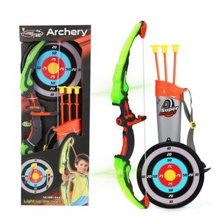 Light With and Girls Toy Bow for Boys Archery Arrow Set