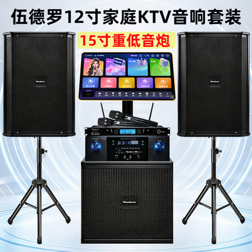伍德罗KTV音箱重低音炮套装