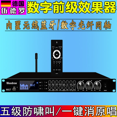 德国伍德罗防啸叫前级效果器