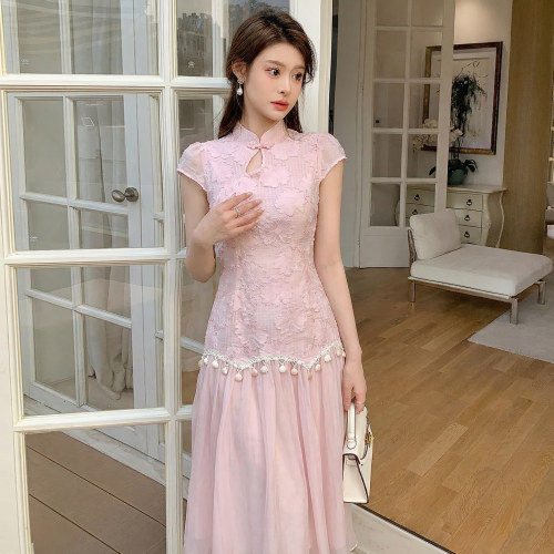 新中式重工设计感订婚宴礼服