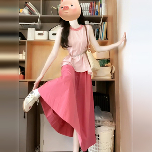 官网法式 小众设计感俏皮活泼气质长裙 甜美连衣裙子女夏季 2025新款