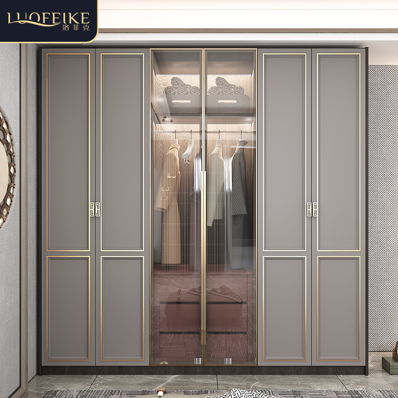 3期免息现代中式衣柜美式大衣橱
