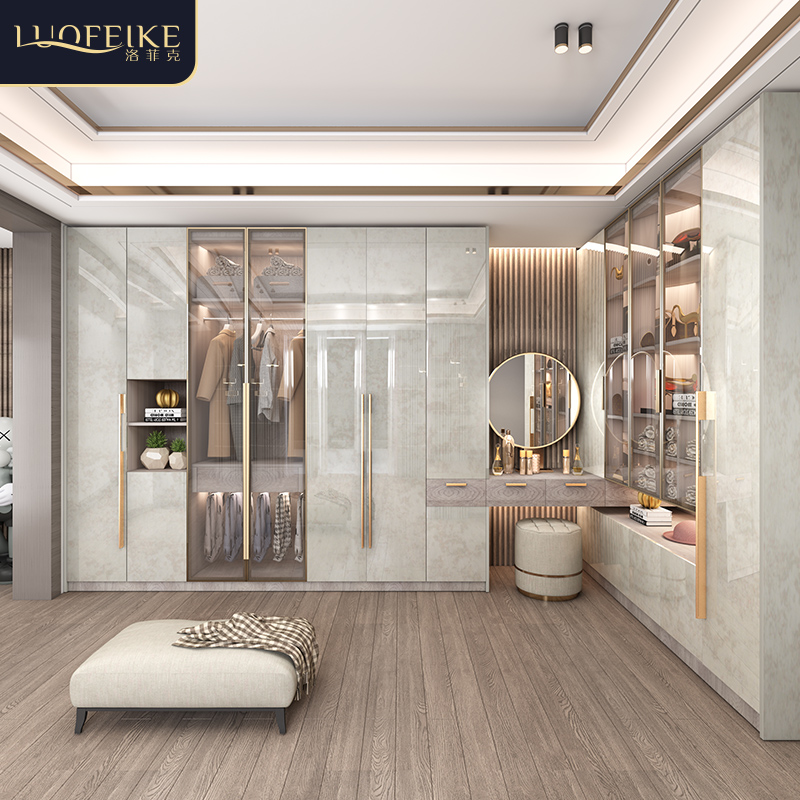 升级enf级环保衣柜衣帽间L型定制