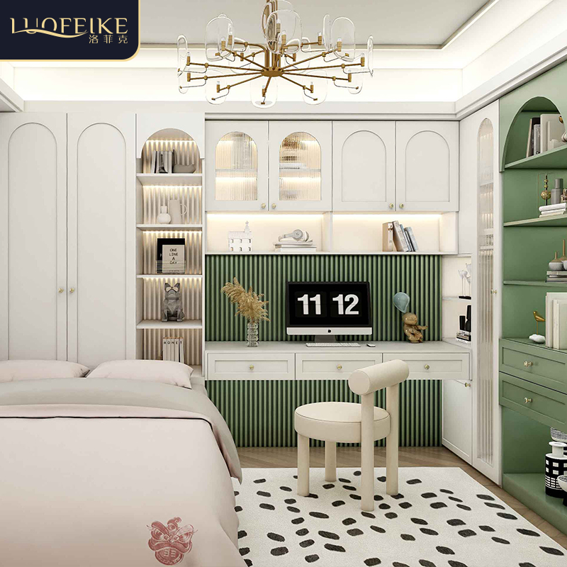 三期免息榻榻米床衣柜书桌书柜