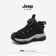 儿童冬季 加绒保暖二棉鞋 厚底大棉鞋 JEEP男童运动鞋 女童防滑跑步鞋