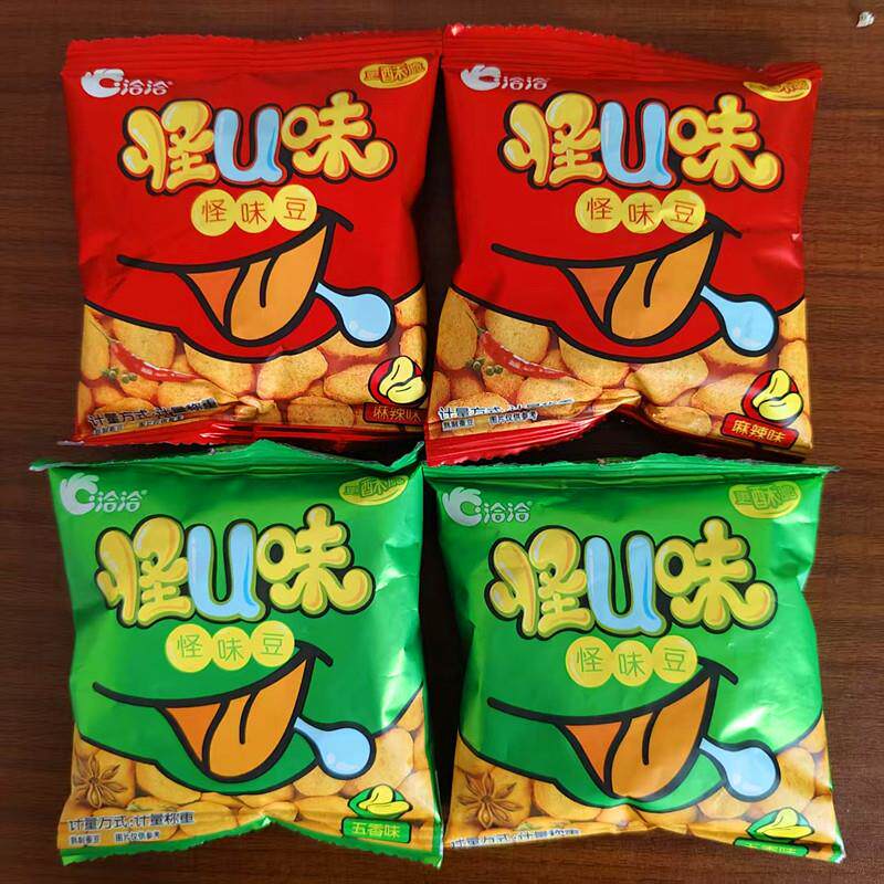 洽洽怪U味怪味豆麻辣味五香味散称独立包装休闲解馋零食