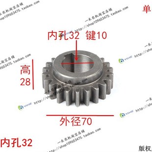 配田一米收割机福件 22平齿内孔32 玉禾农机