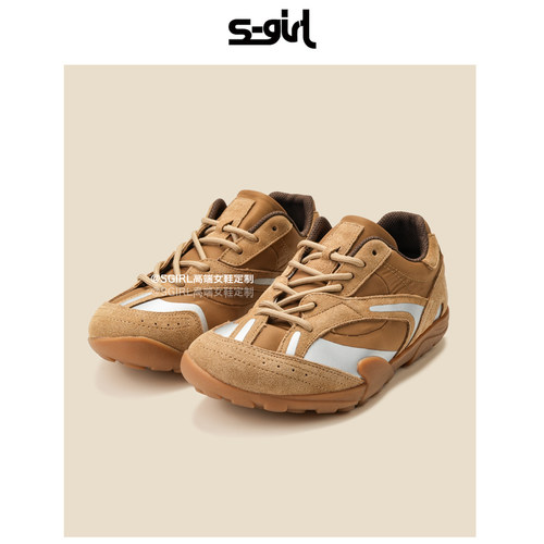 SGIRL TWTW复古百搭德训运动鞋女2025新款时尚休闲户外阿甘老爹鞋