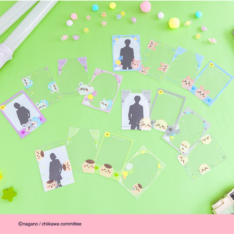 吉伊卡哇Chiikawa正版透明相片卡套吉伊小八乌萨奇透卡拍照道具