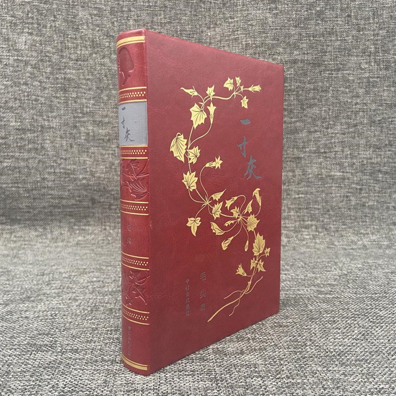 全新【签名钤印本】《一寸灰》(仿皮精装本)毛尖02签名钤印