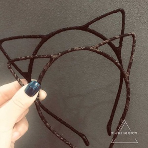 新款可爱的猫耳朵发箍超萌韩国甜美发卡压头箍细发饰头饰洗脸