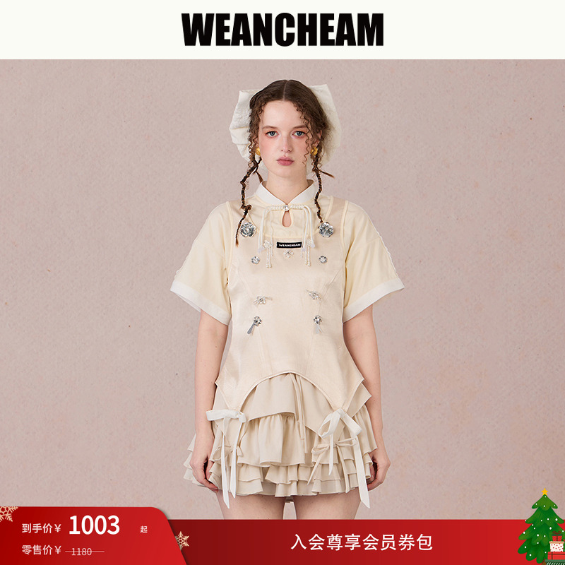 【WEancheAM】SS25夏中式T恤上衣