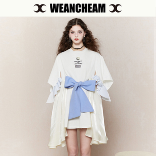 新品 蝴蝶绑带连衣裙 春季 未未姆 春新势力周 WEancheAM