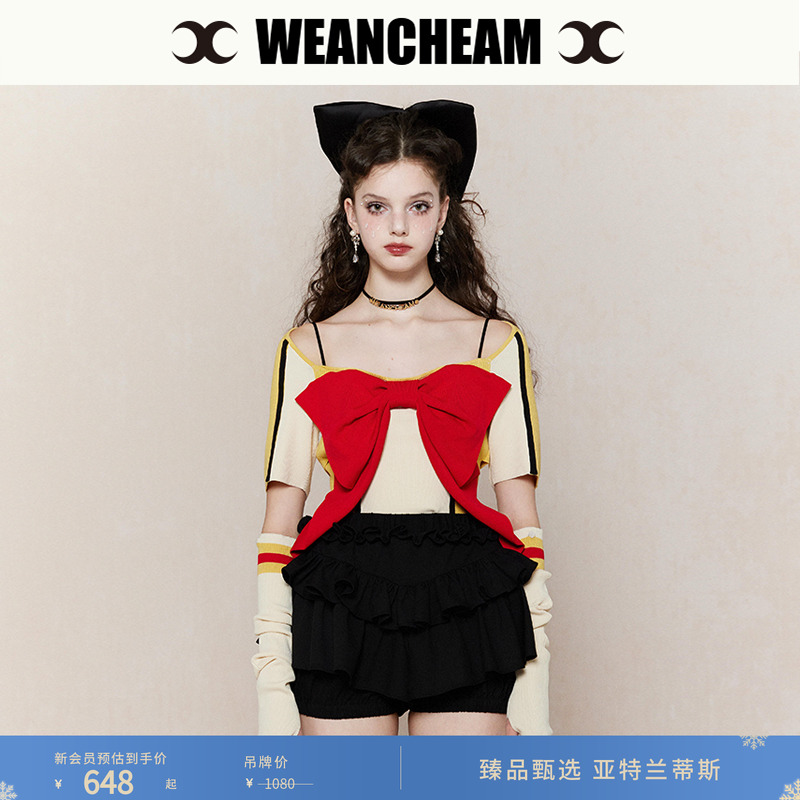 WEancheAM蝴蝶毛针织衫