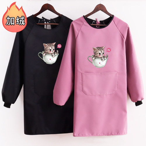 加绒保暖围裙，男女可穿