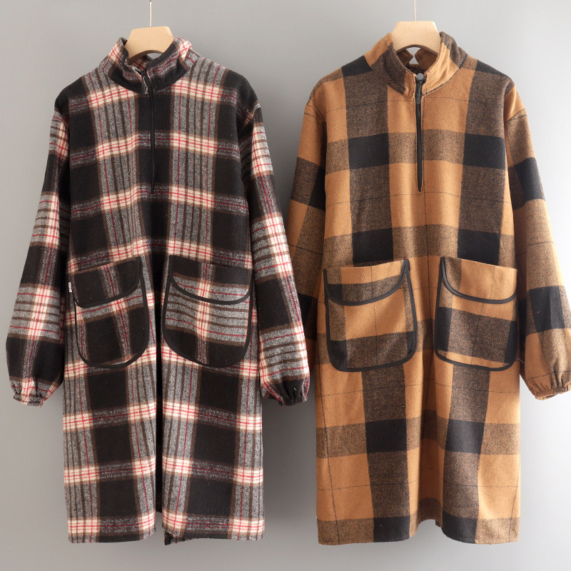 长袖围裙加厚保暖罩衣秋冬做饭家用上班工作家用男女加肥反穿外套,家庭/个人清洁工具,围裙,淘宝优惠券,粉丝福利购,淘宝优惠卷