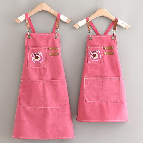 耐磨防油污工作服画画上班围裙亲子活动儿童