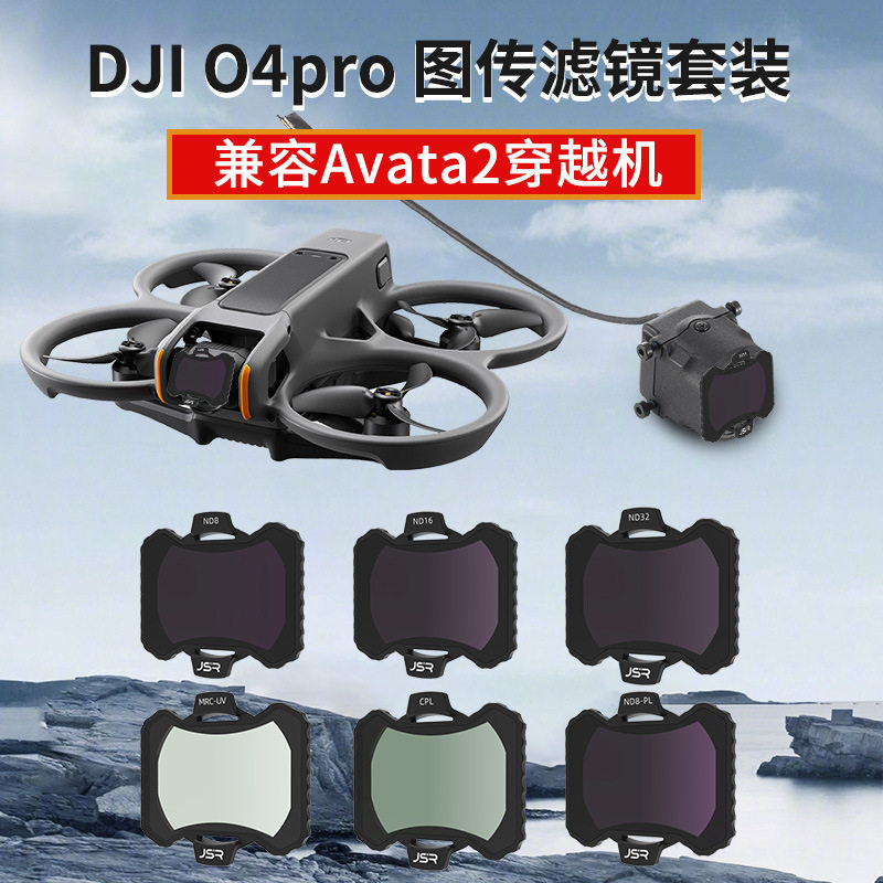 适用大疆DJI 04 Air Unit Pro图传相机 Avata 2无人机CPL滤镜配件