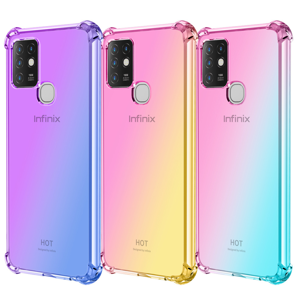 传音INFINIXTecno系列渐变TPU壳