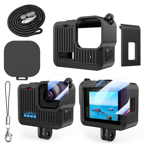GoPro2024版硅胶套装钢化膜