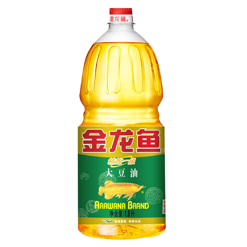 金龙鱼精炼一级大豆油炒菜