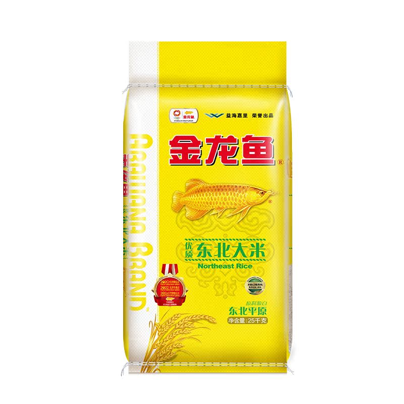 金龙鱼优质东北大米25kg粳米50斤