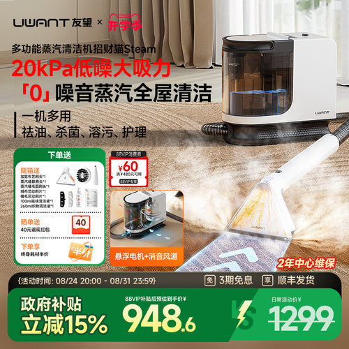 友望高温蒸汽布艺清洗机地毯