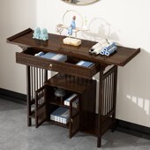 精选中式 玄关桌柜靠墙供桌家用古风香案长条案几入户正对门端景台