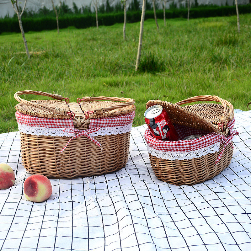 精选柳编藤编收纳筐草编野餐篮户外有盖手提篮礼品篮蔬菜篮鸡蛋篮,收纳整理,其他收纳篮,淘宝优惠券,粉丝福利购,淘宝优惠卷