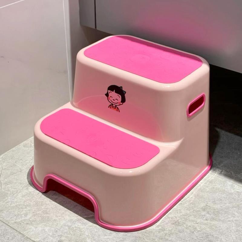 儿童洗手踩脚凳宝宝卫生间防滑马桶垫脚凳子洗漱台阶小孩脚踏椅子