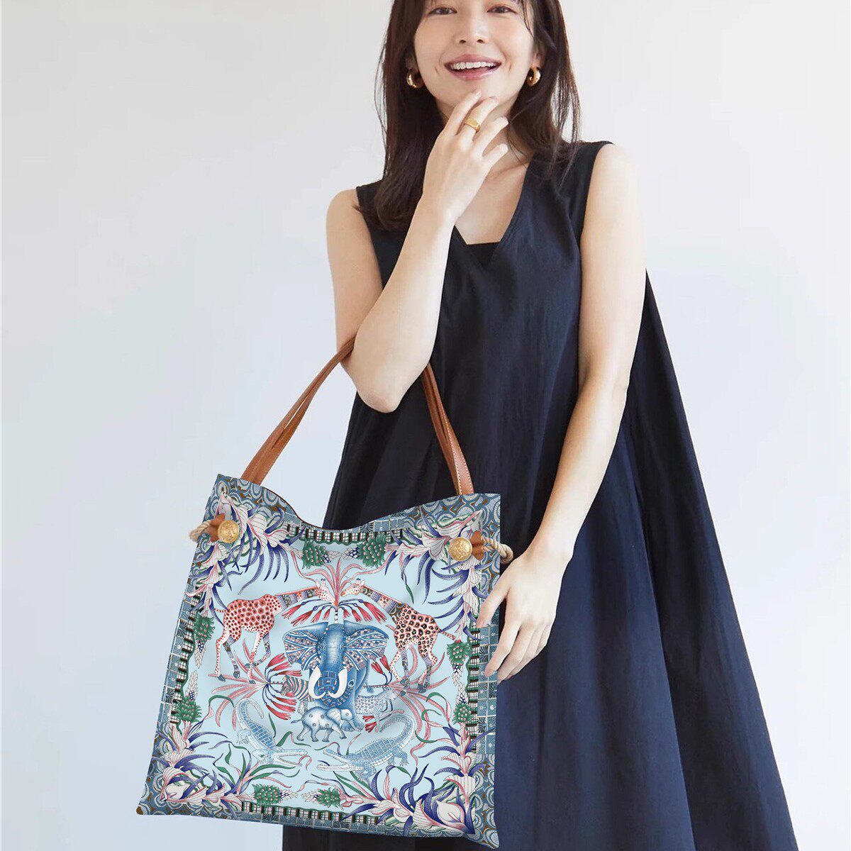 2026韩版新款包包小红书主推经典女手提布袋子大容量拎书袋单肩包