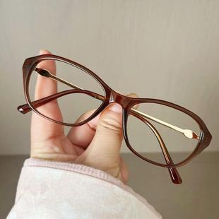 迪丽热巴同款 近视眼镜女黑框素颜神器Cindy高智感方圆镜框老钱风