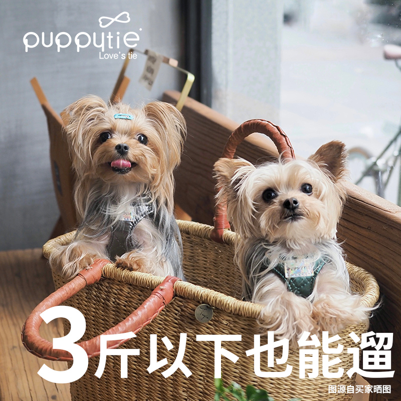 Puppytie遛狗牵引绳小型