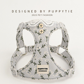 狗牵引绳背心式 遛狗绳狗绳子调节小型犬胸抱婴袋泰迪柯基宠物用品