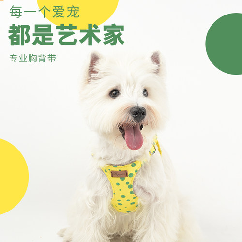 puppytie狗狗牵引绳不勒脖