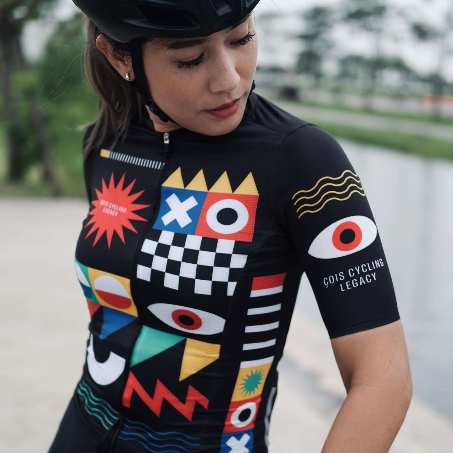 2025春夏新款短袖骑行服男女款自行车服公路车竞技版骑行修身上衣